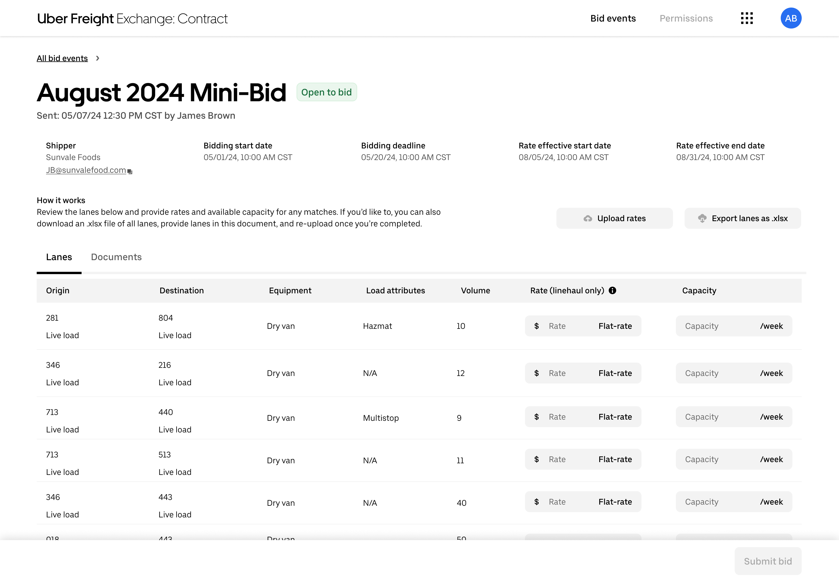 Exchange Contract