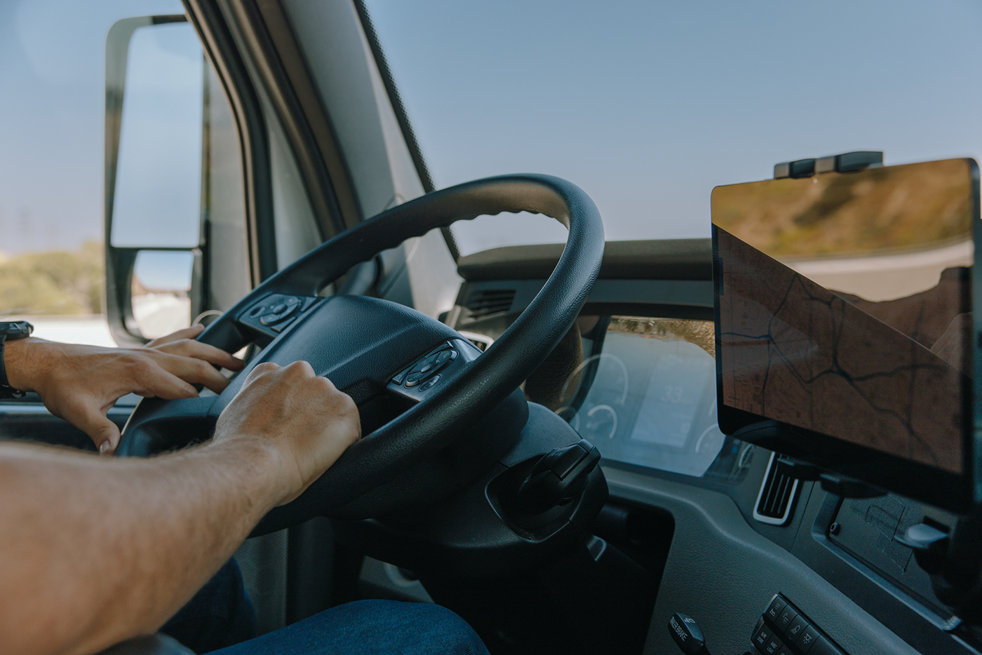 driving truck